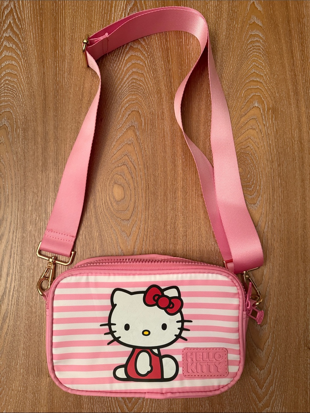 Hello Kitty Pink and White Kids Shoulder Bag
